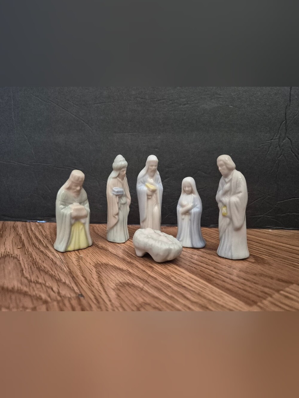 Ceramic Figures Nativity Scene, Christmas